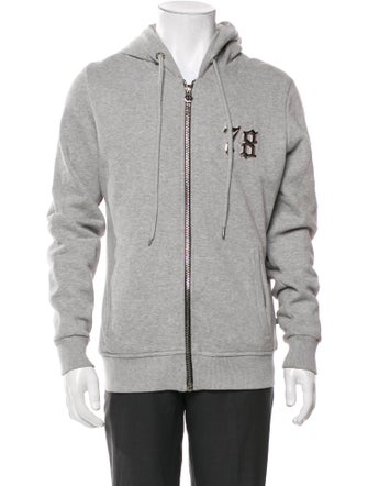 Philipp Plein Graphic Print Crew Neck Hoodie