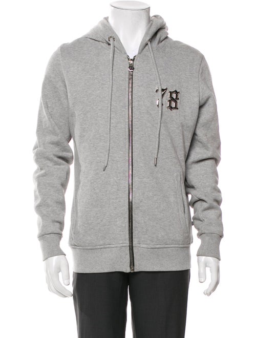 Philipp Plein Graphic Print Crew Neck Hoodie