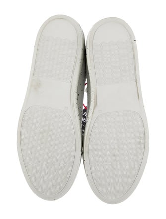 Philipp Plein Leather Printed Sneakers