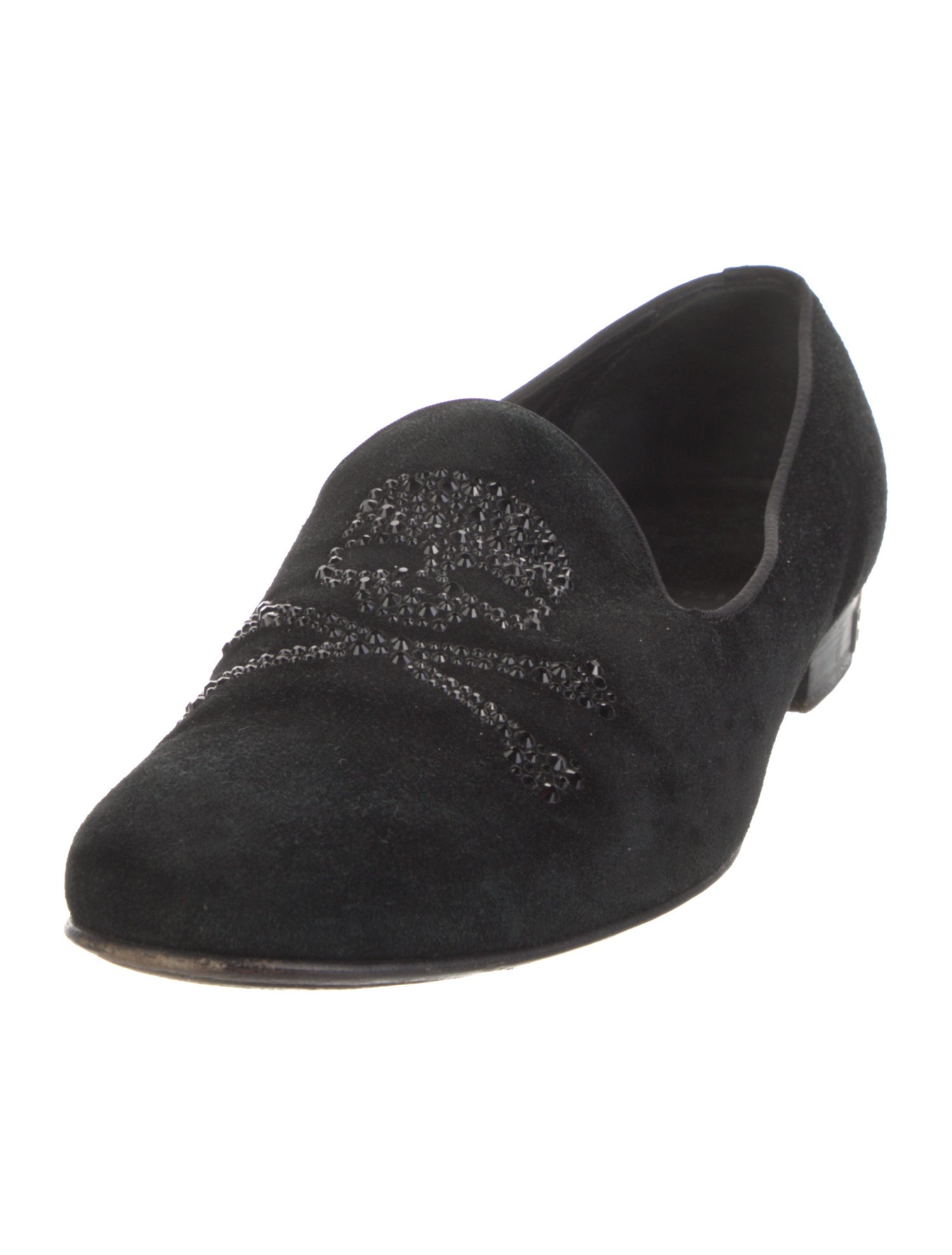 Philipp Plein Suede Slippers