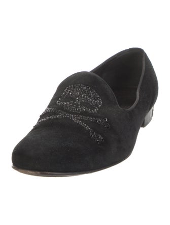 Philipp Plein Suede Slippers