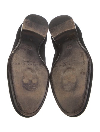 Philipp Plein Suede Slippers