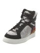 Philipp Plein Leather Animal Print Sneakers