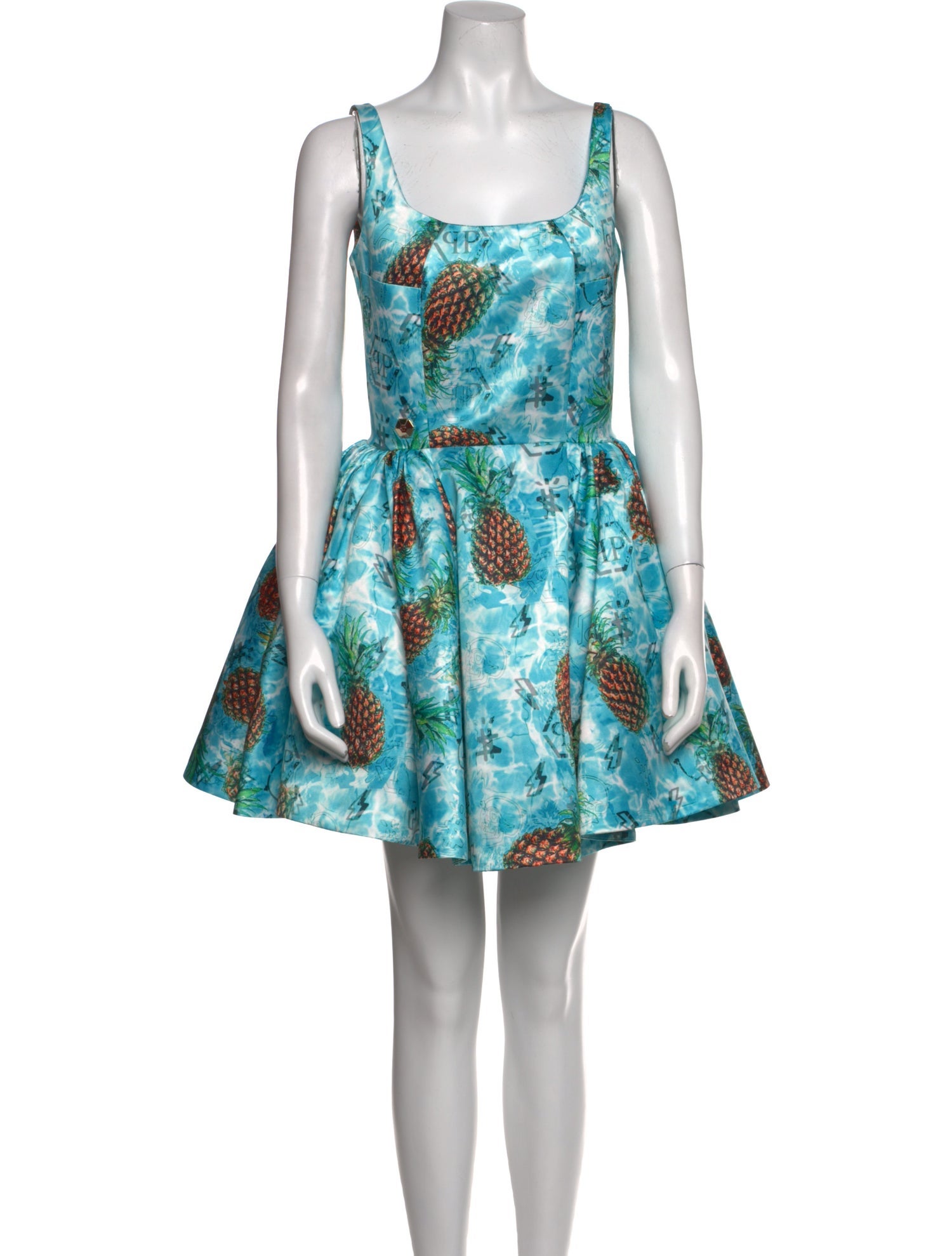 Philipp Plein Printed Mini Dress w/ Tags