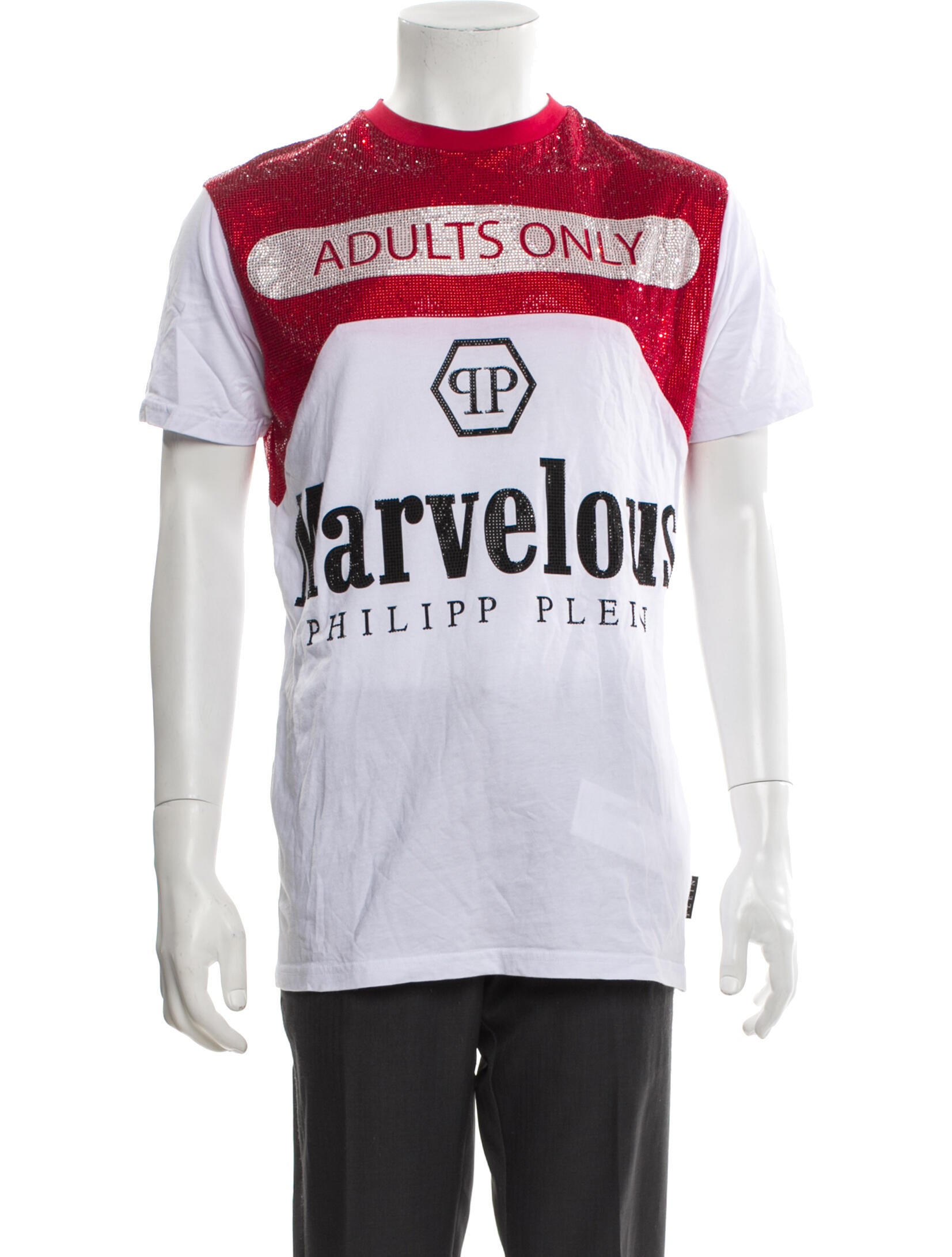 Philipp Plein Graphic Print Crew Neck T-Shirt