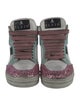 Philipp Plein Leather Graphic Print Sneakers