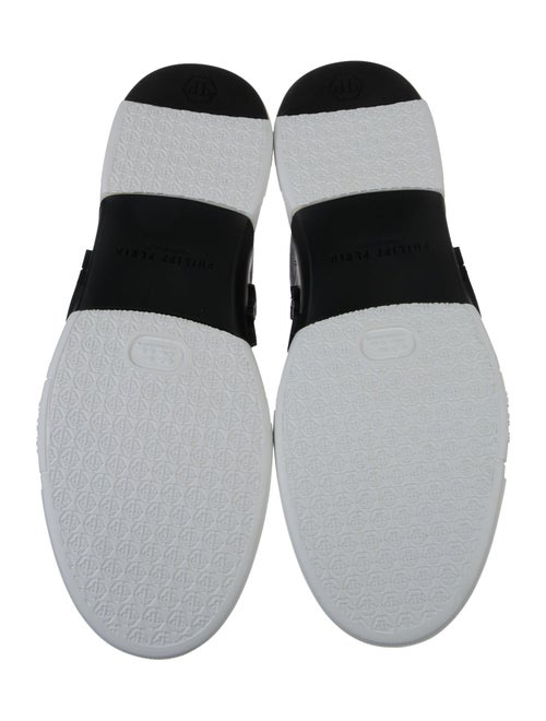 Philipp Plein Leather Studded Accents Sneakers