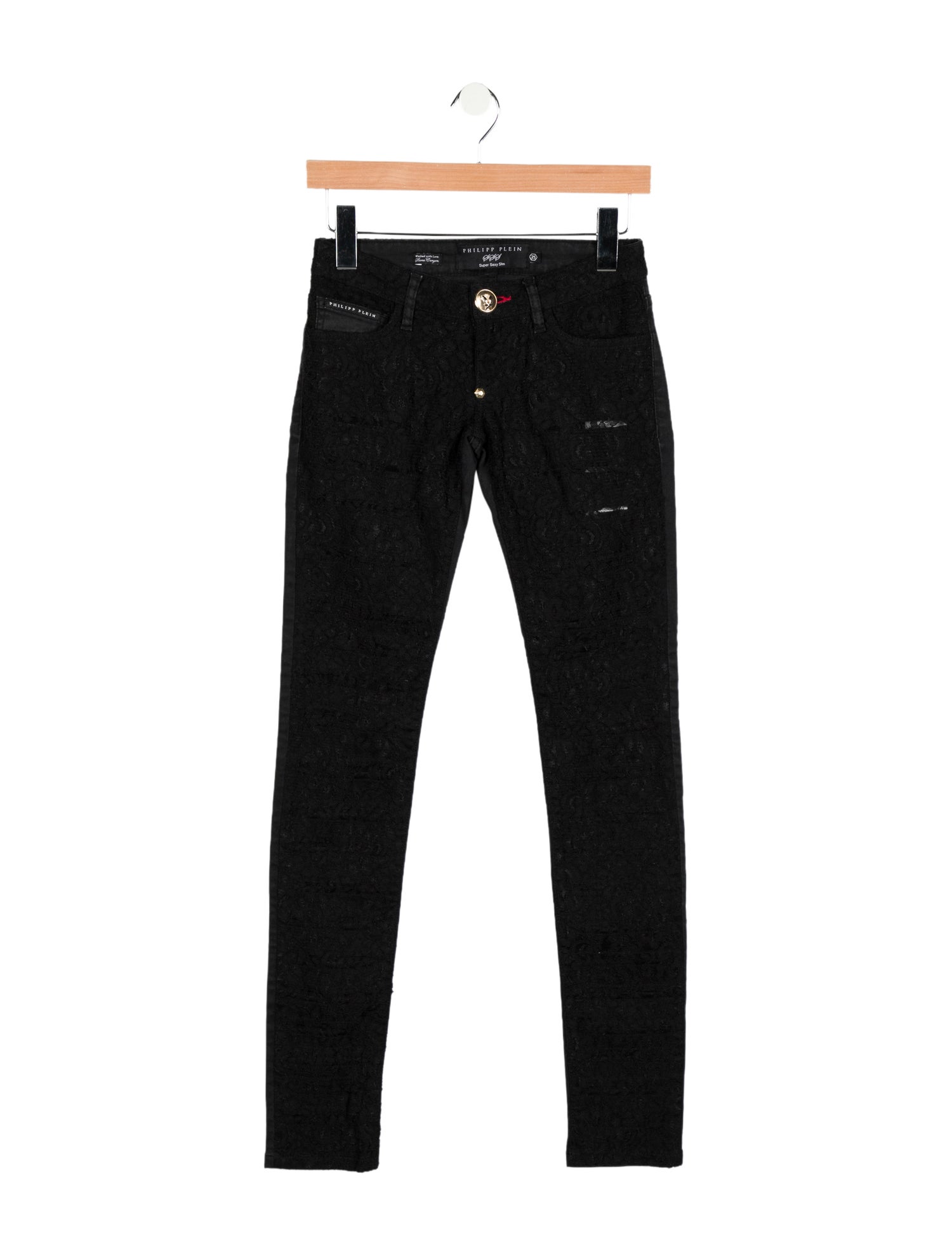 Philipp Plein Low-Rise Skinny Leg Jeans w/ Tags