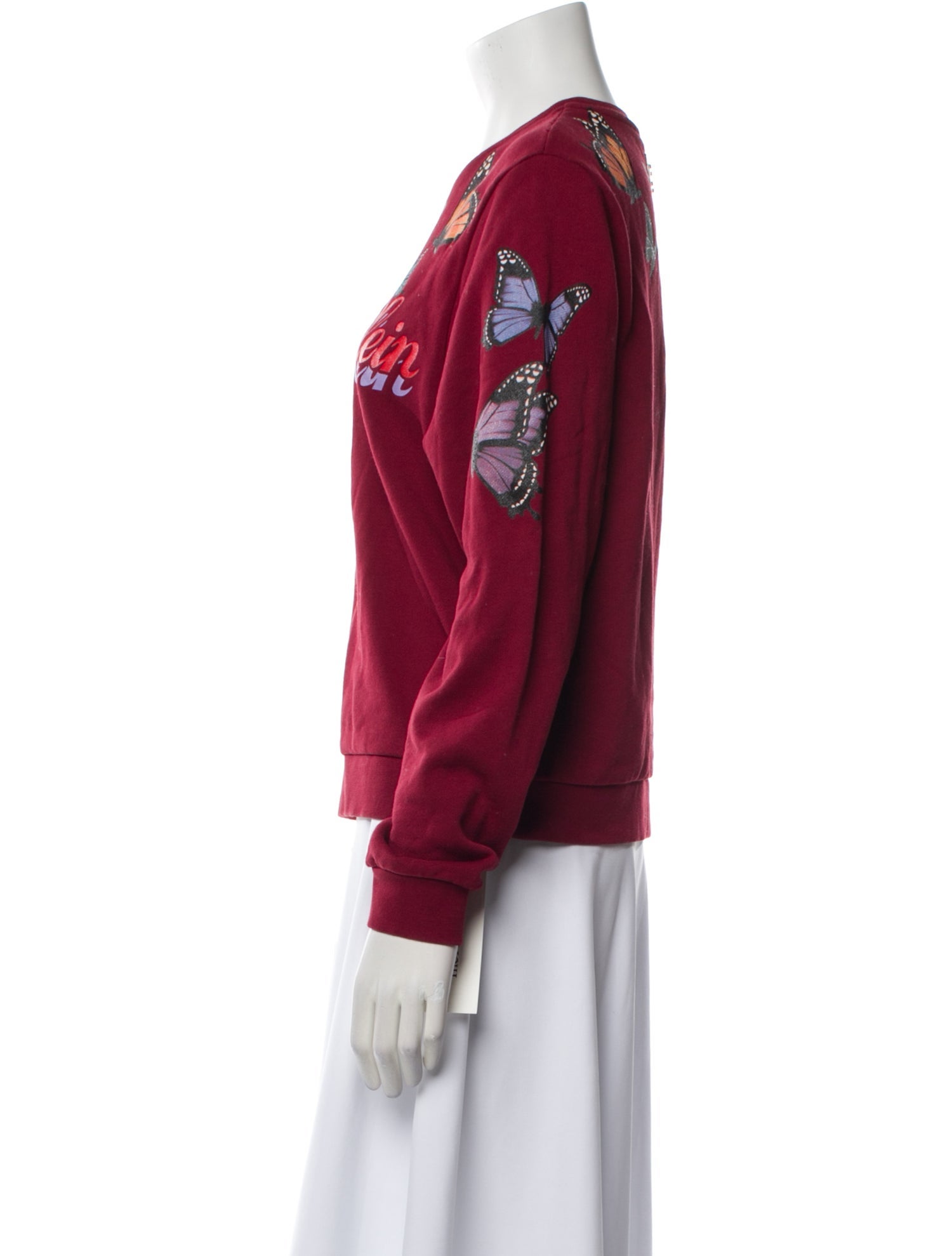 Philipp Plein Graphic Print Crew Neck Sweatshirt