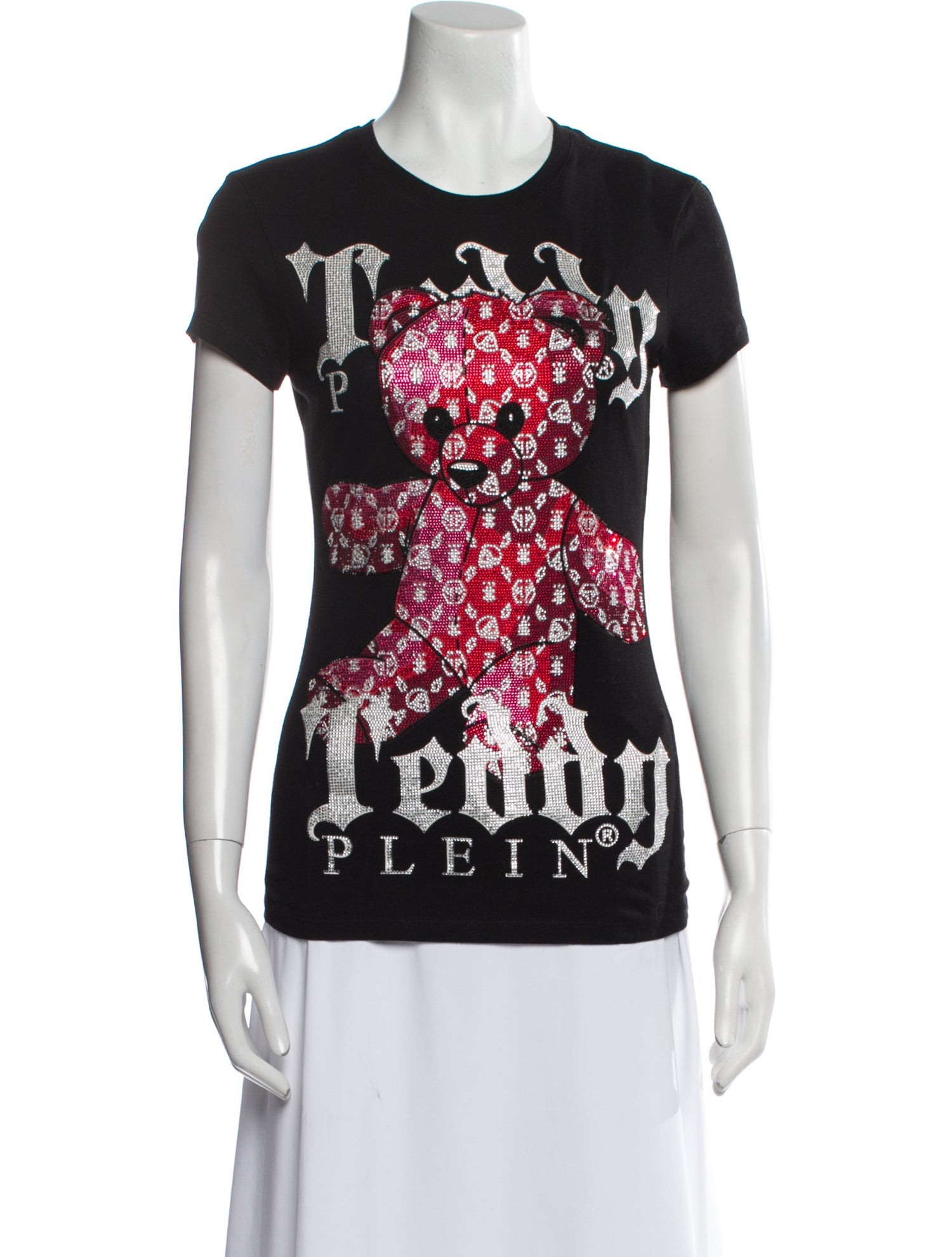 Philipp Plein Graphic Print Crew Neck T-Shirt