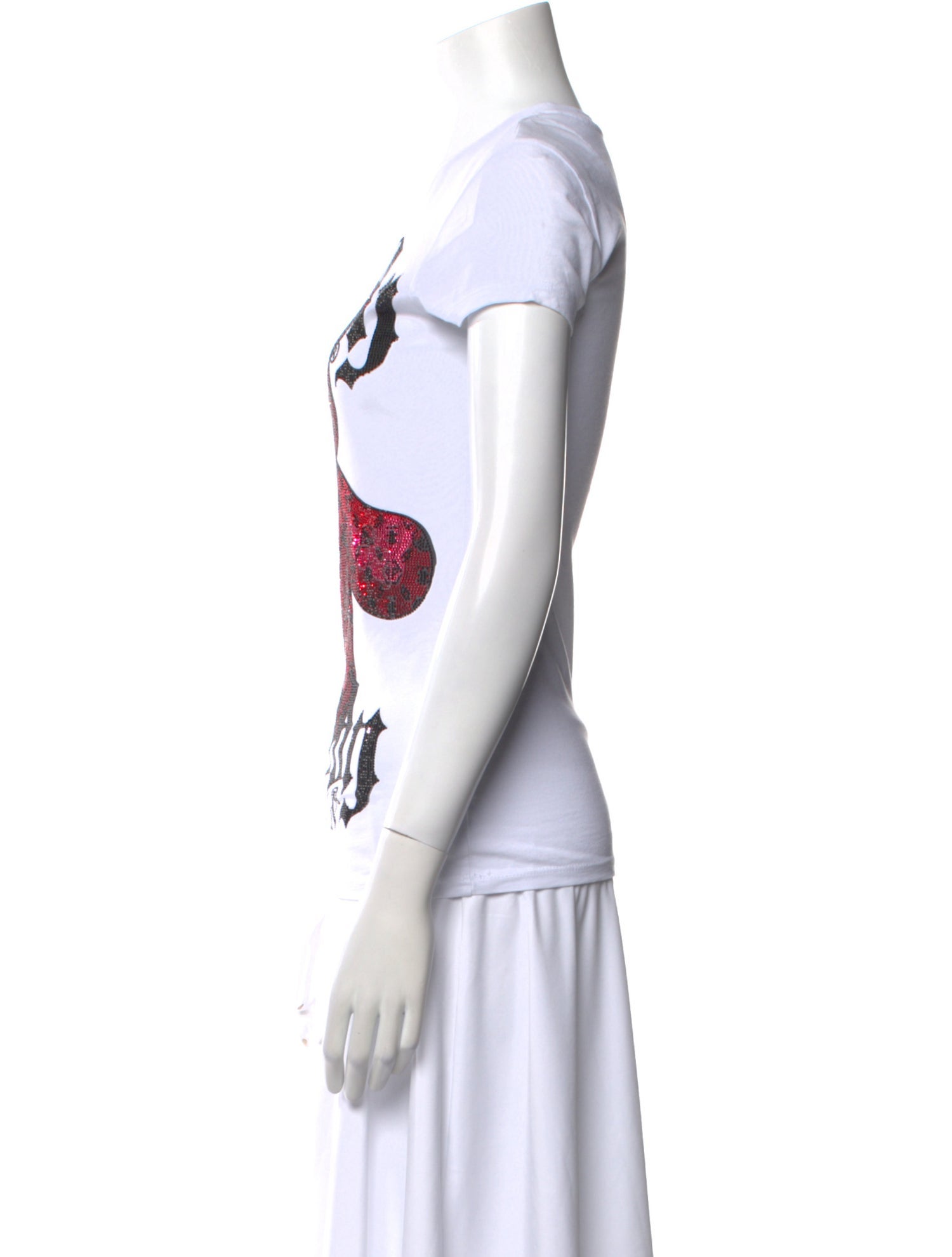 Philipp Plein Graphic Print Crew Neck T-Shirt