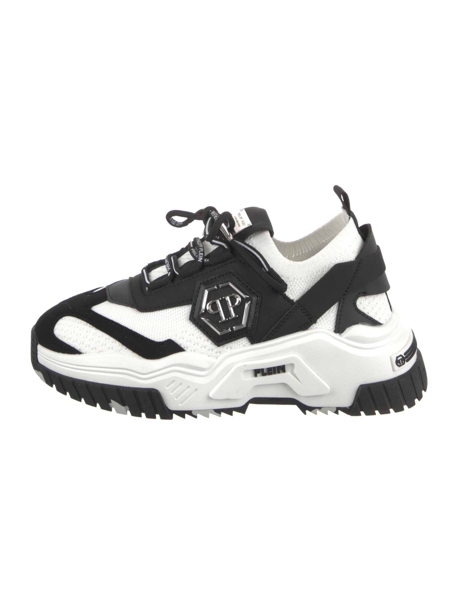 Philipp Plein Colorblock Pattern Athletic Sneakers