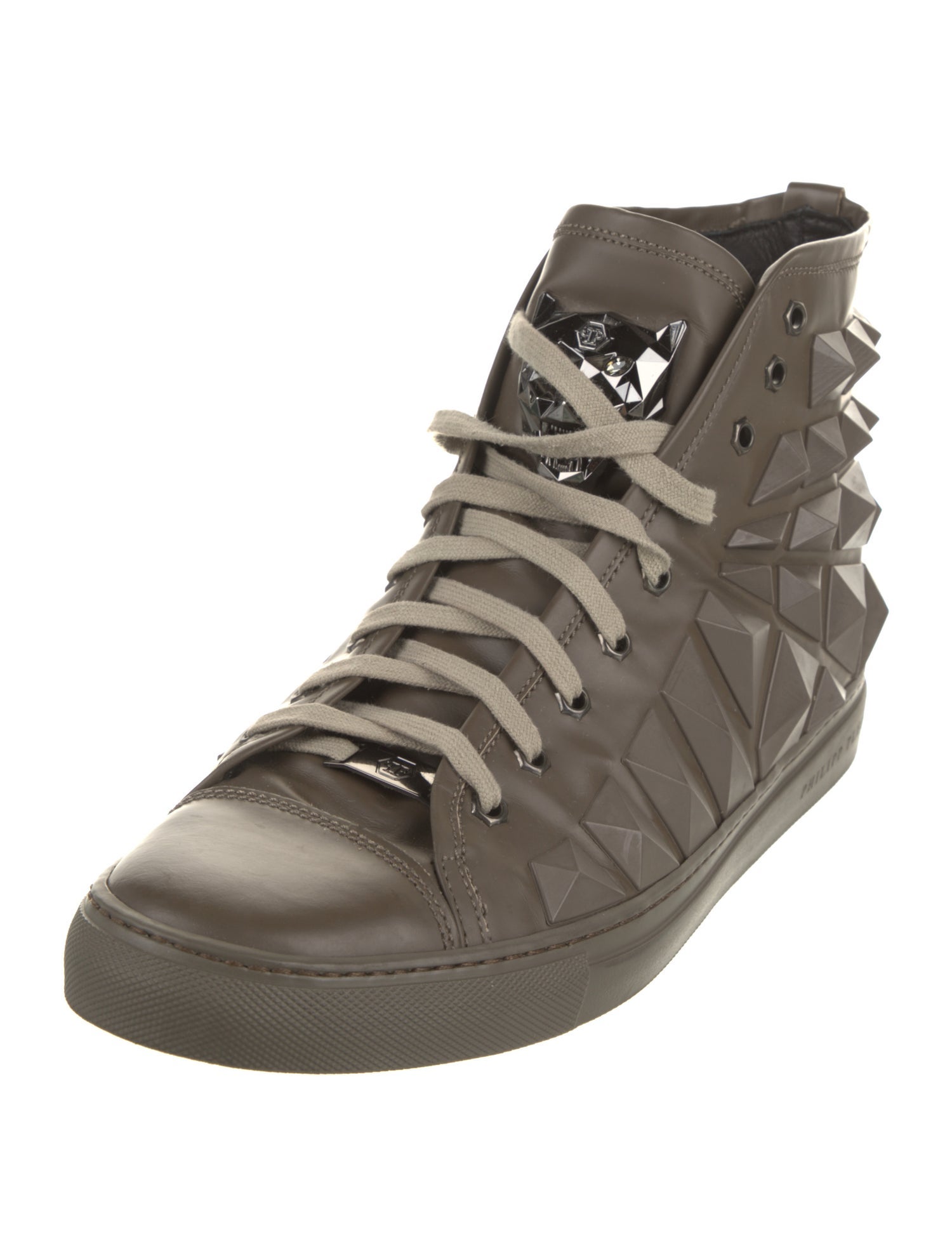 Philipp Plein Leather Sneakers