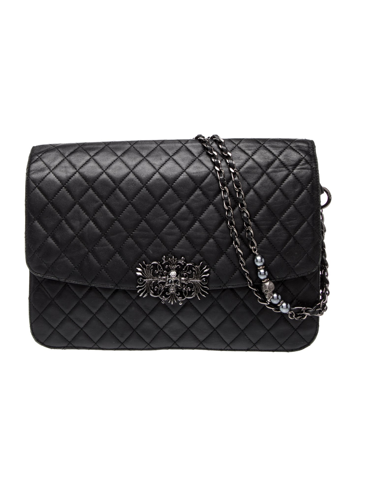 Philipp Plein Leather Shoulder Bag