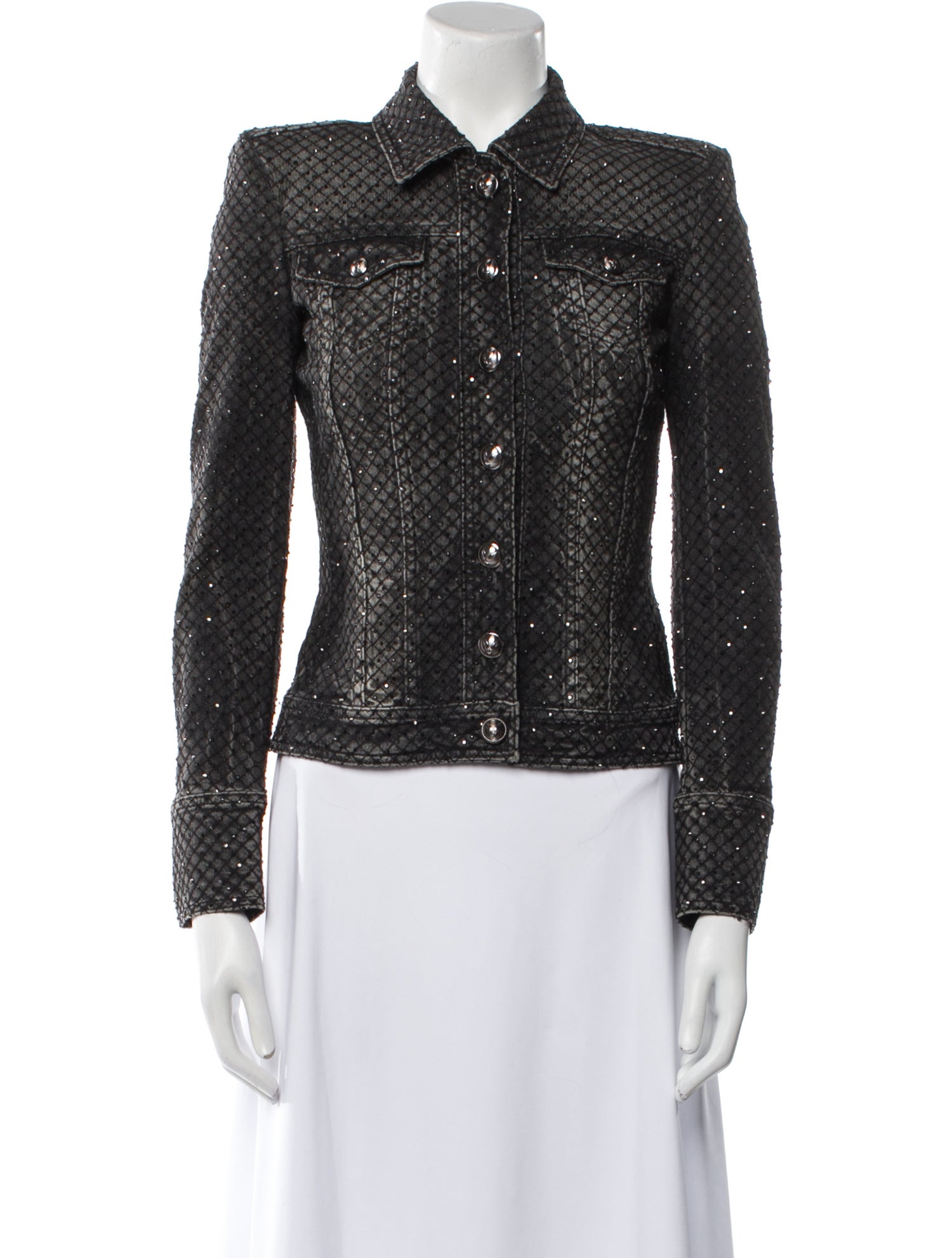 Philipp Plein 2014 Tweed Pattern Jacket