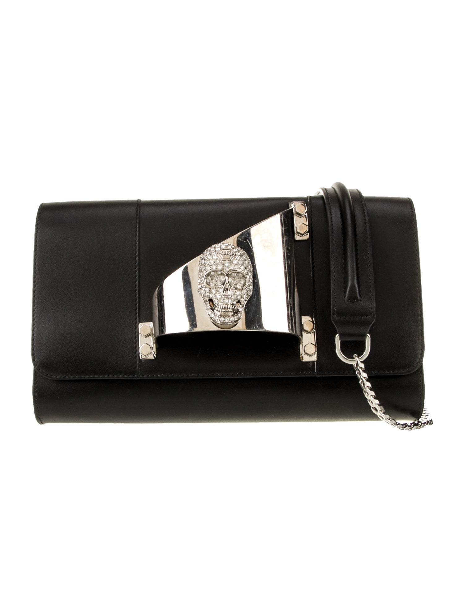 Philipp Plein Leather Clutch