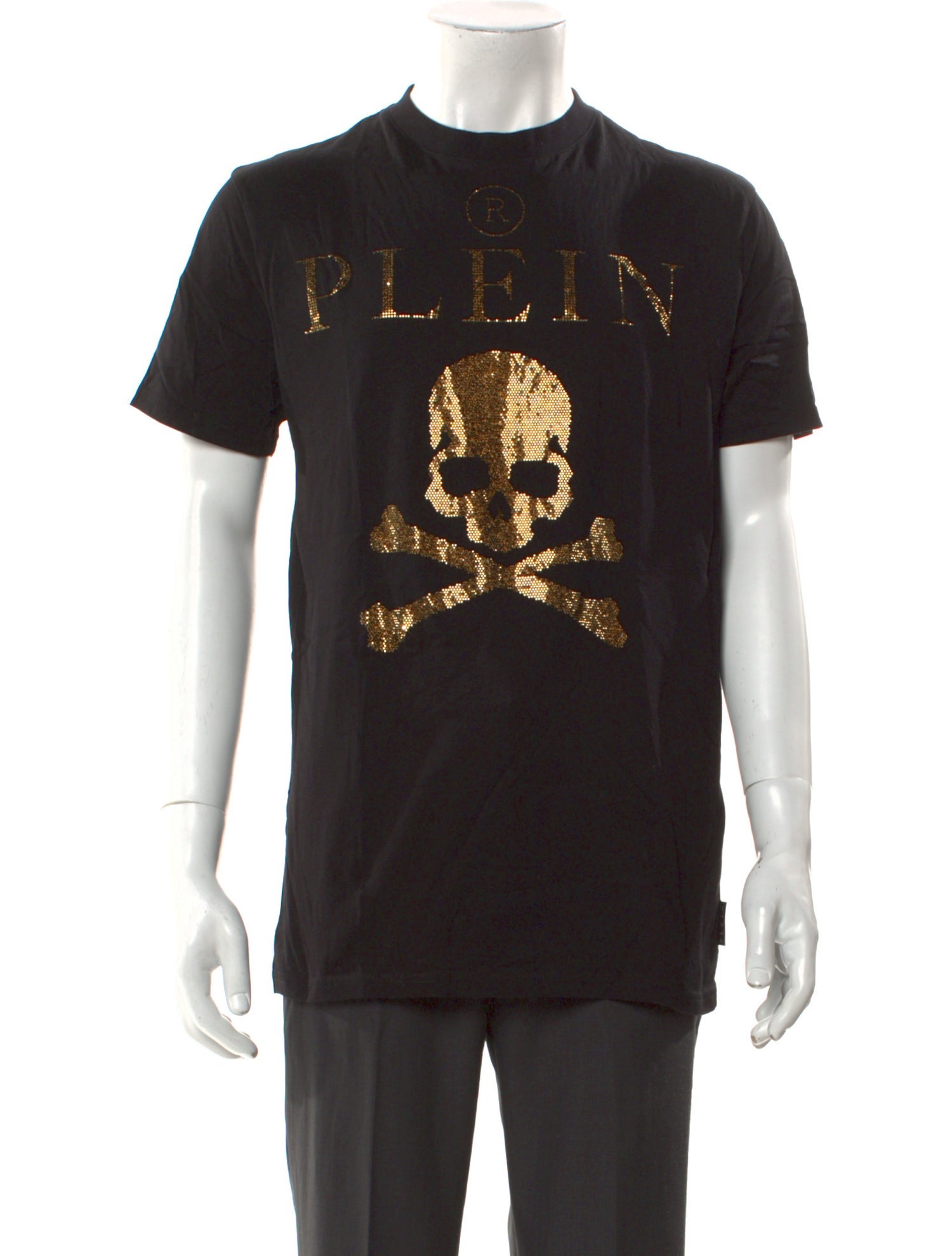 Philipp Plein Graphic Print Crew Neck T-Shirt