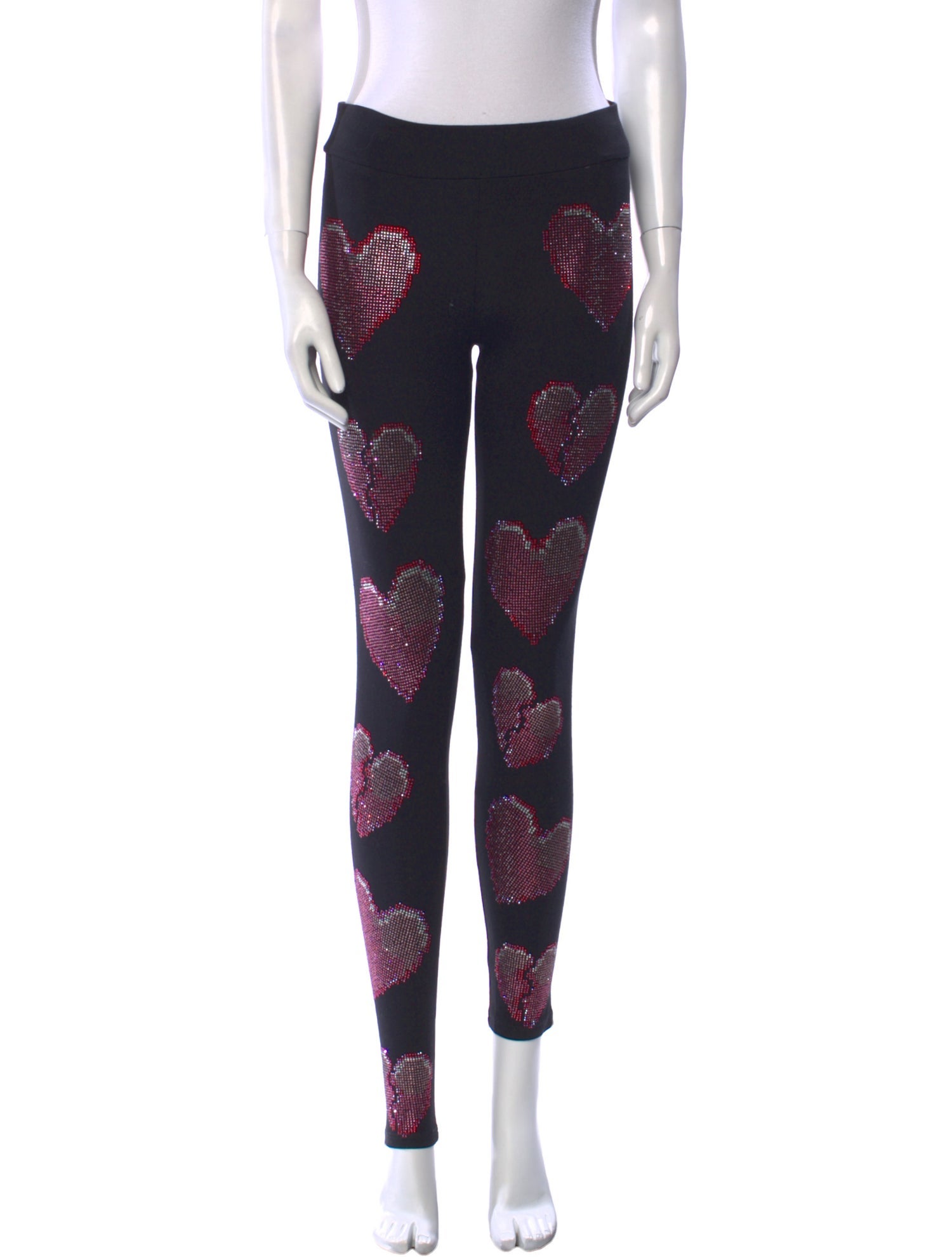 Philipp Plein Printed Skinny Leg Pants