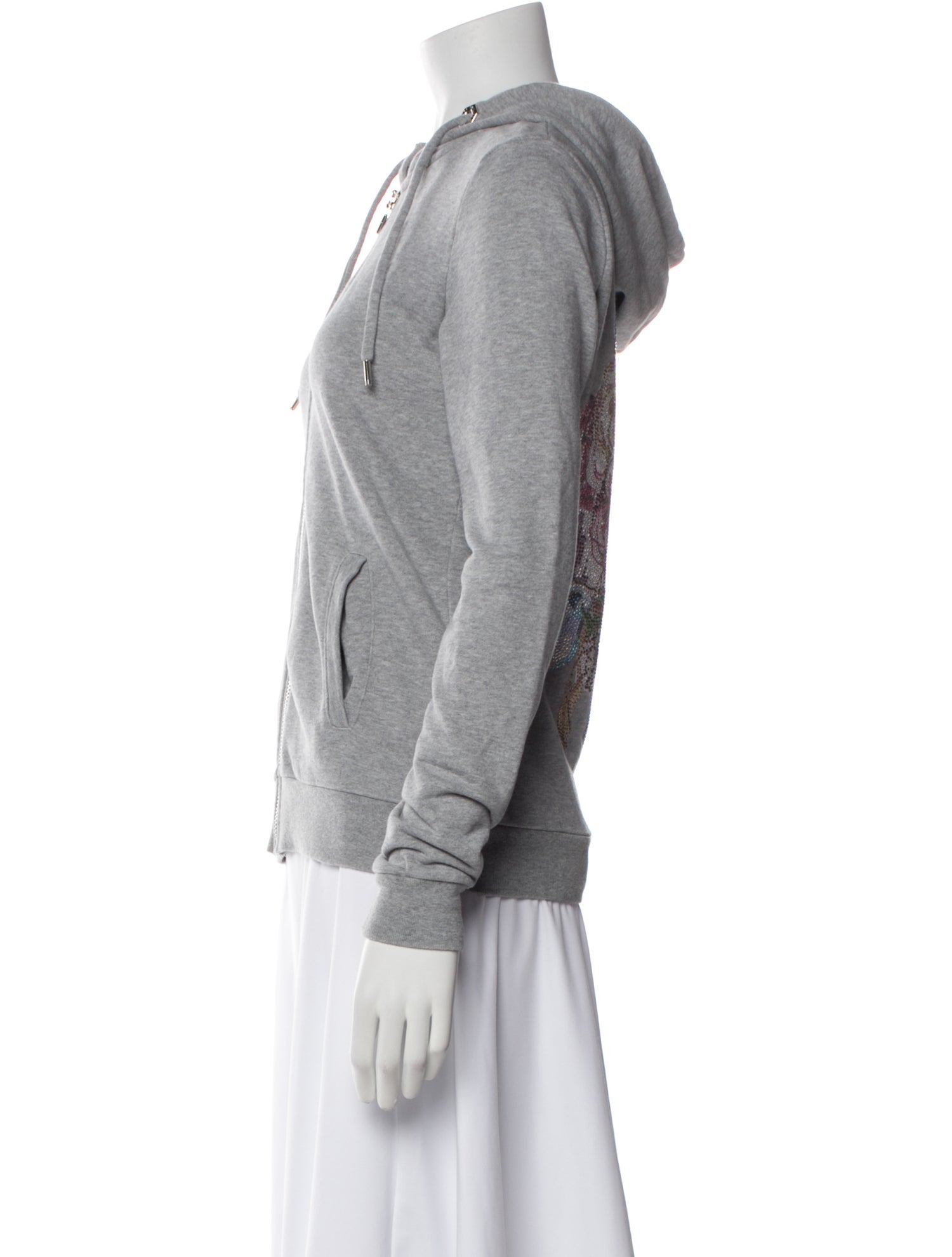 Philipp Plein Mock Neck Long Sleeve Sweatshirt