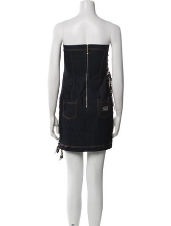 Philipp Plein Silk Mini Dress