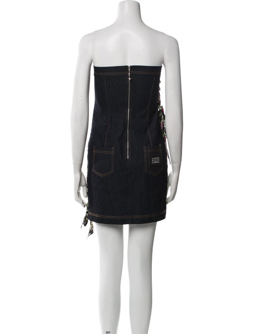 Philipp Plein Silk Mini Dress