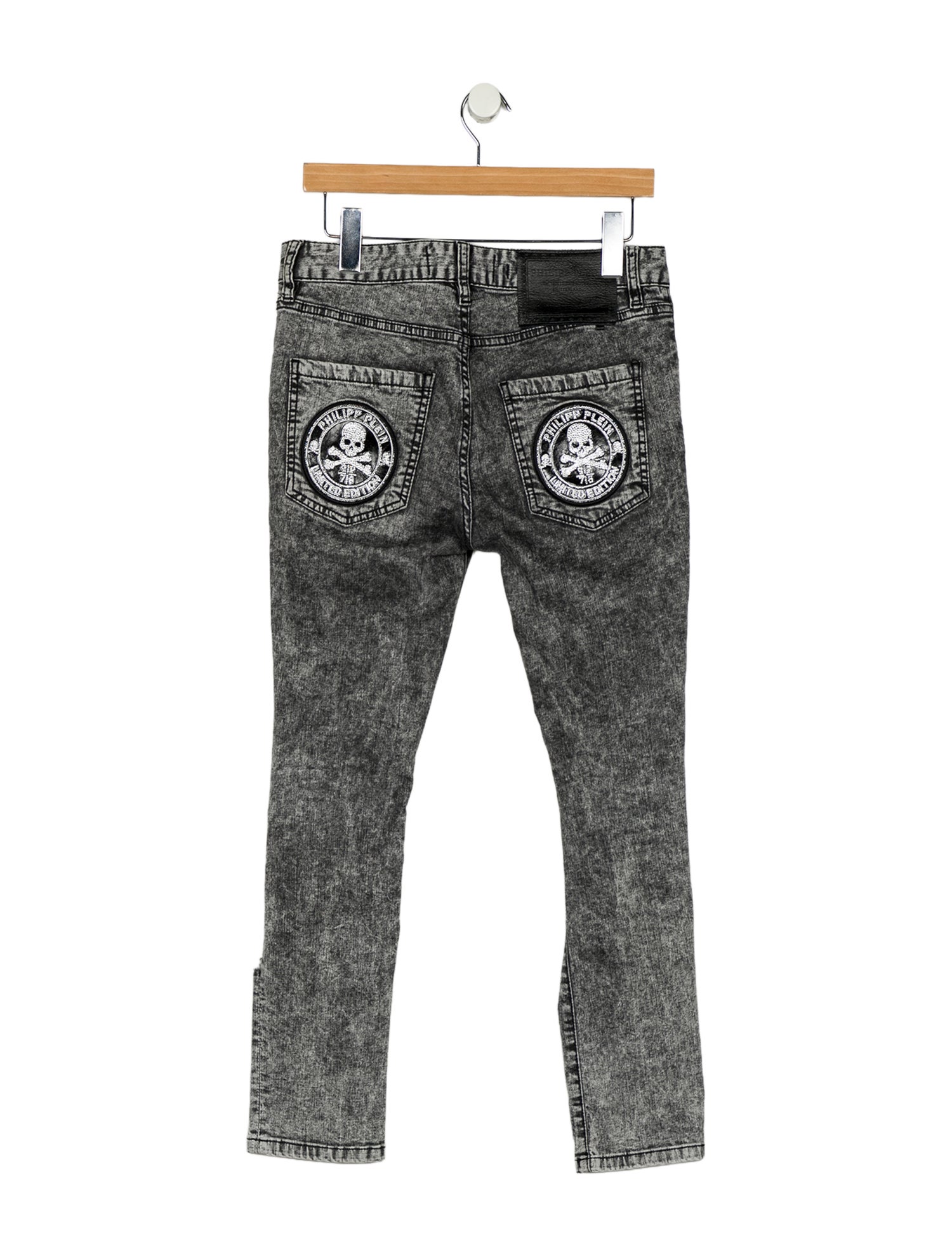 Philipp Plein Mid-Rise Straight Leg Jeans