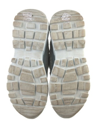 Philipp Plein Leather Glitter Accents Athletic Sneakers