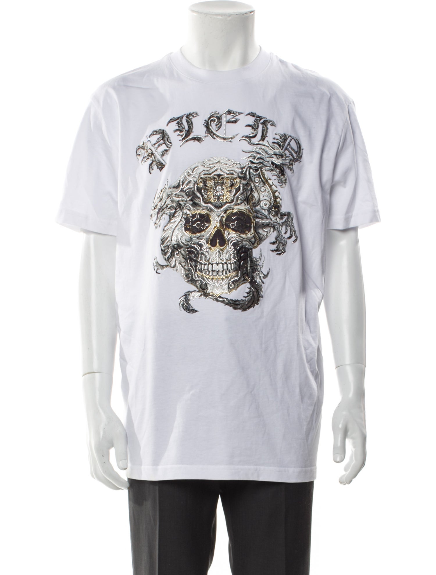 Philipp Plein Graphic Print Crew Neck T-Shirt