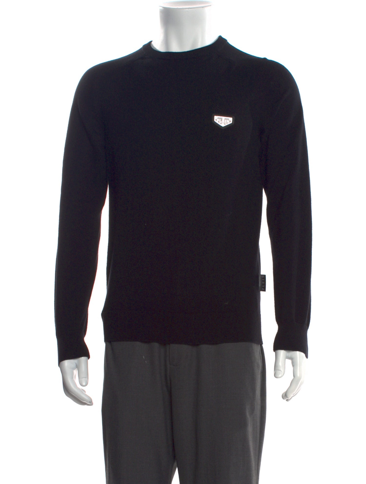 Philipp Plein Crew Neck Long Sleeve Pullover