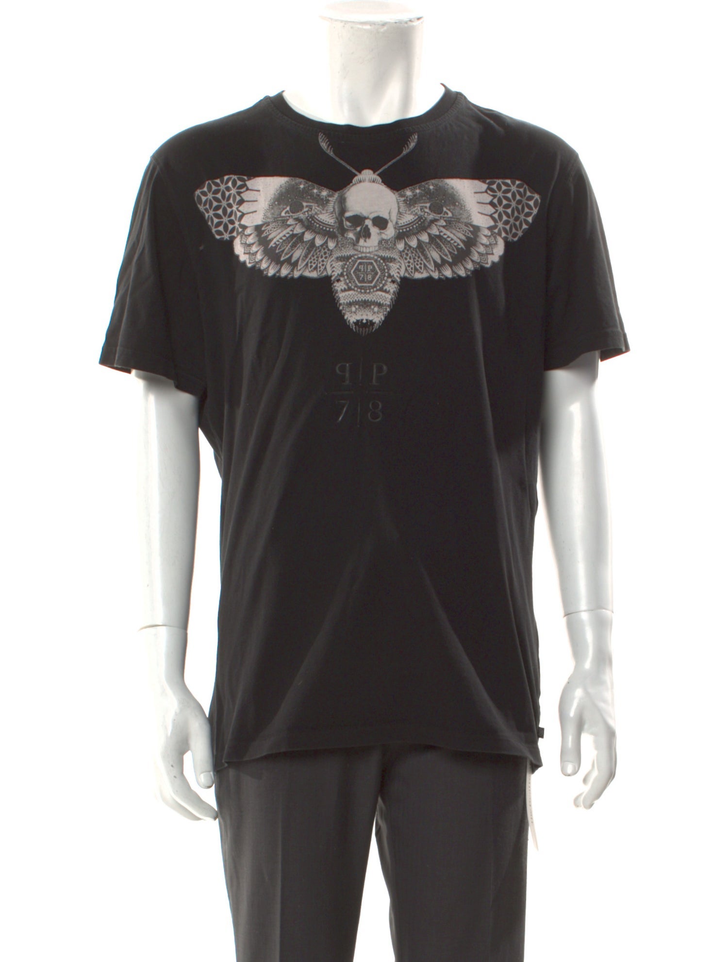 Philipp Plein Graphic Print Crew Neck T-Shirt
