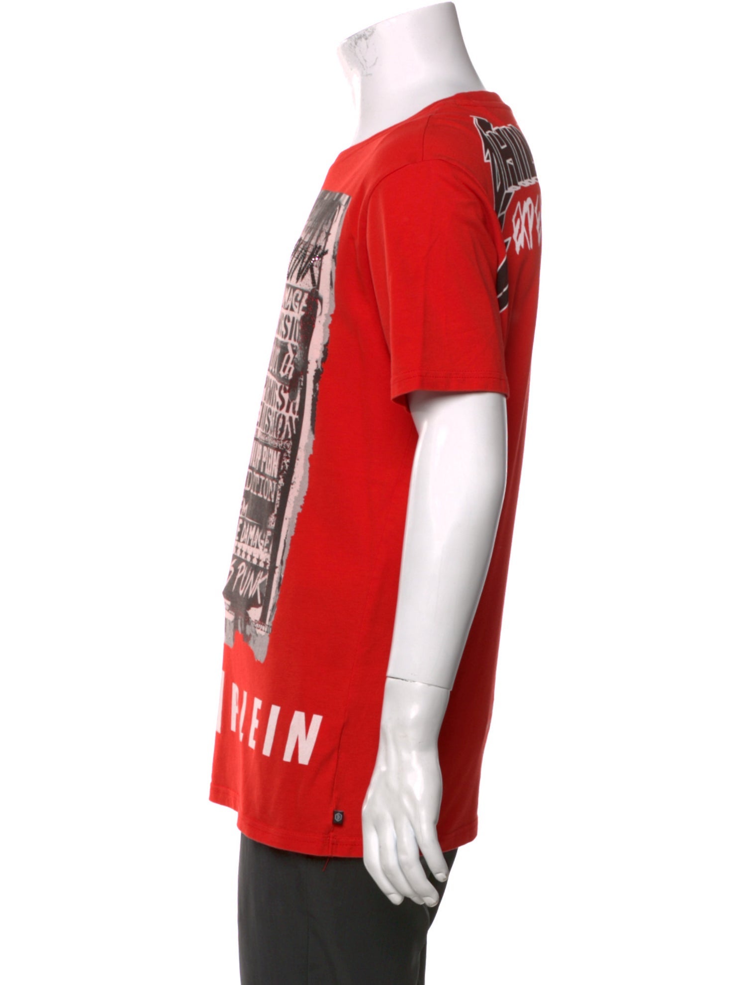Philipp Plein Graphic Print Crew Neck T-Shirt