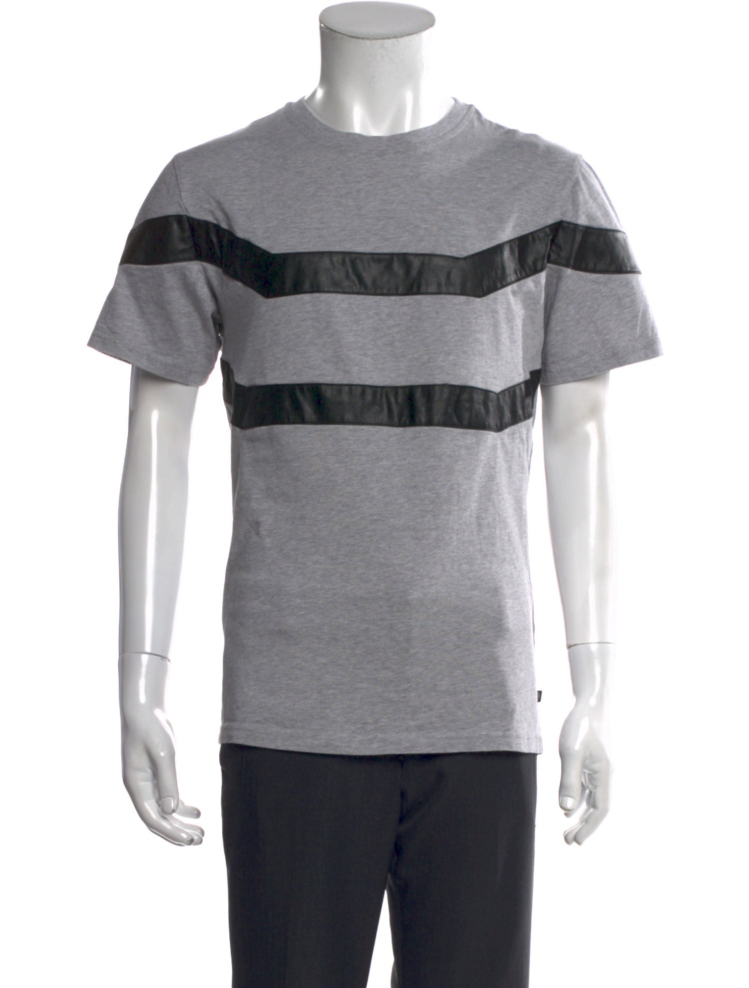 Philipp Plein Striped Crew Neck T-Shirt