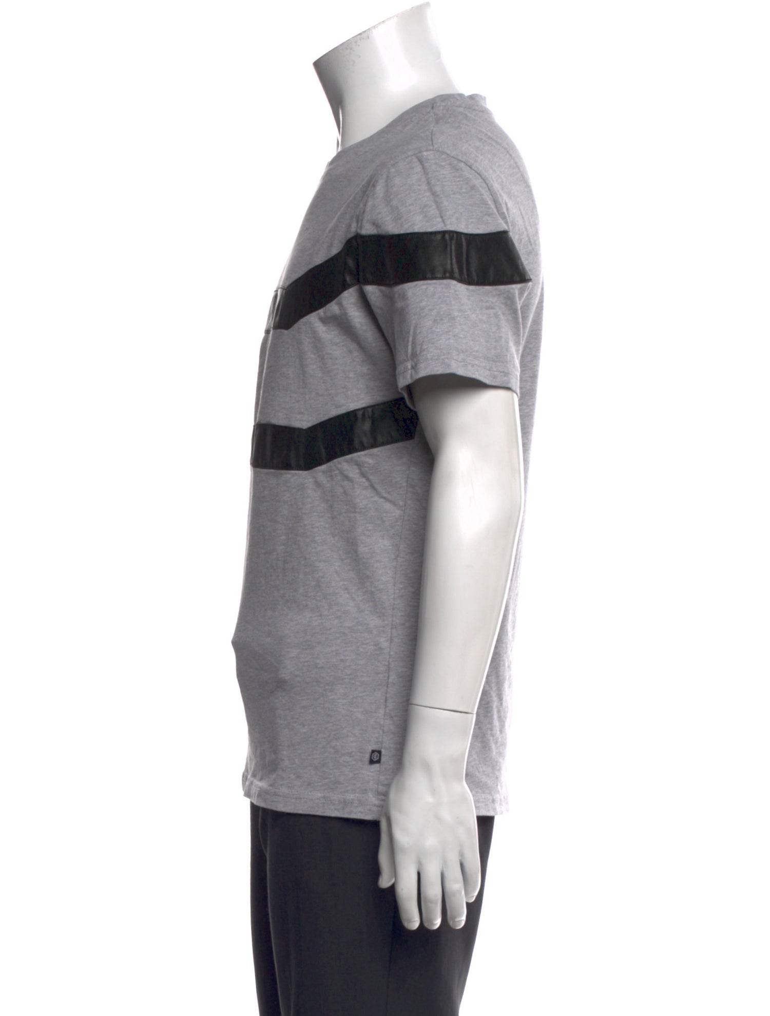 Philipp Plein Striped Crew Neck T-Shirt