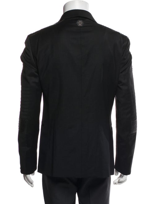Philipp Plein Python Trimmed Blazer
