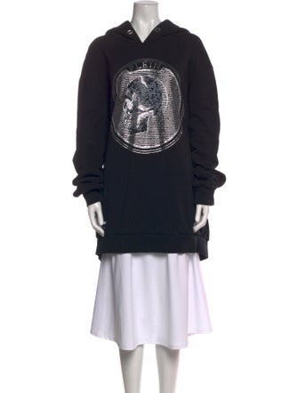 Philipp Plein Graphic Print Crew Neck Sweatshirt