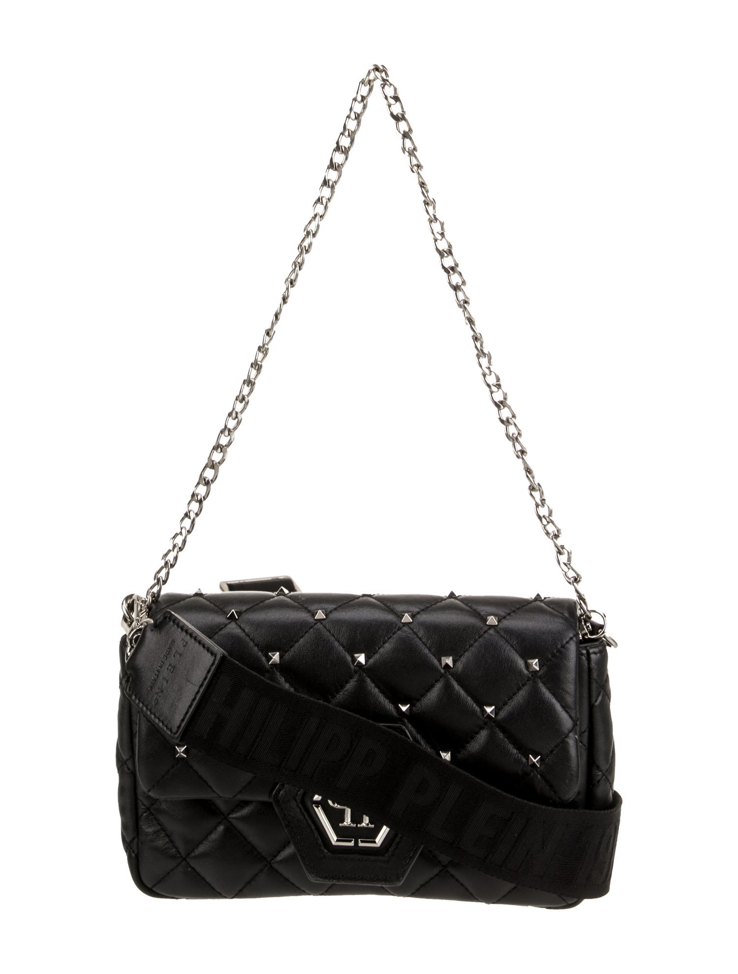 Philipp Plein Leather Shoulder Bag