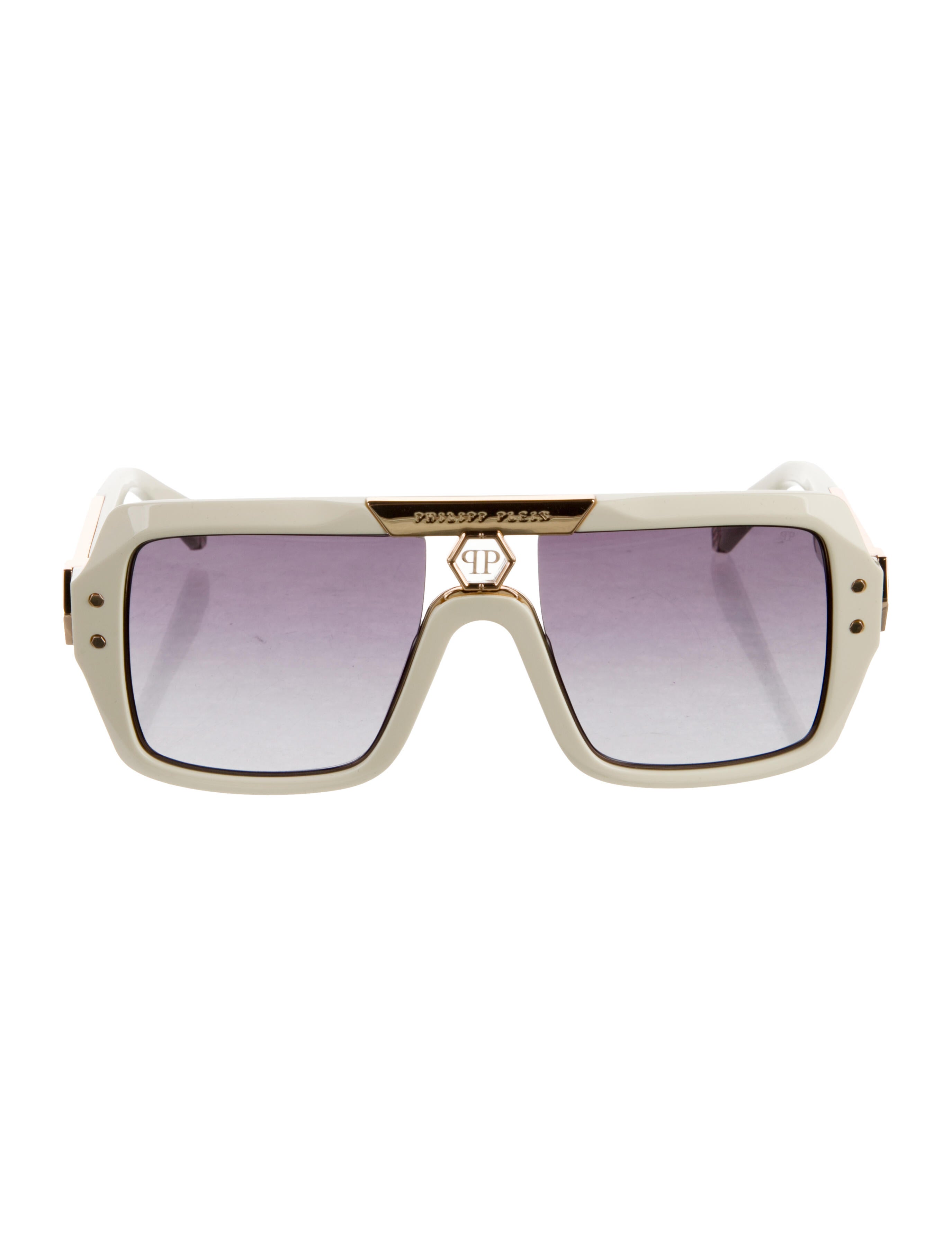 Philipp Plein Shield Tinted Sunglasses w/ Tags