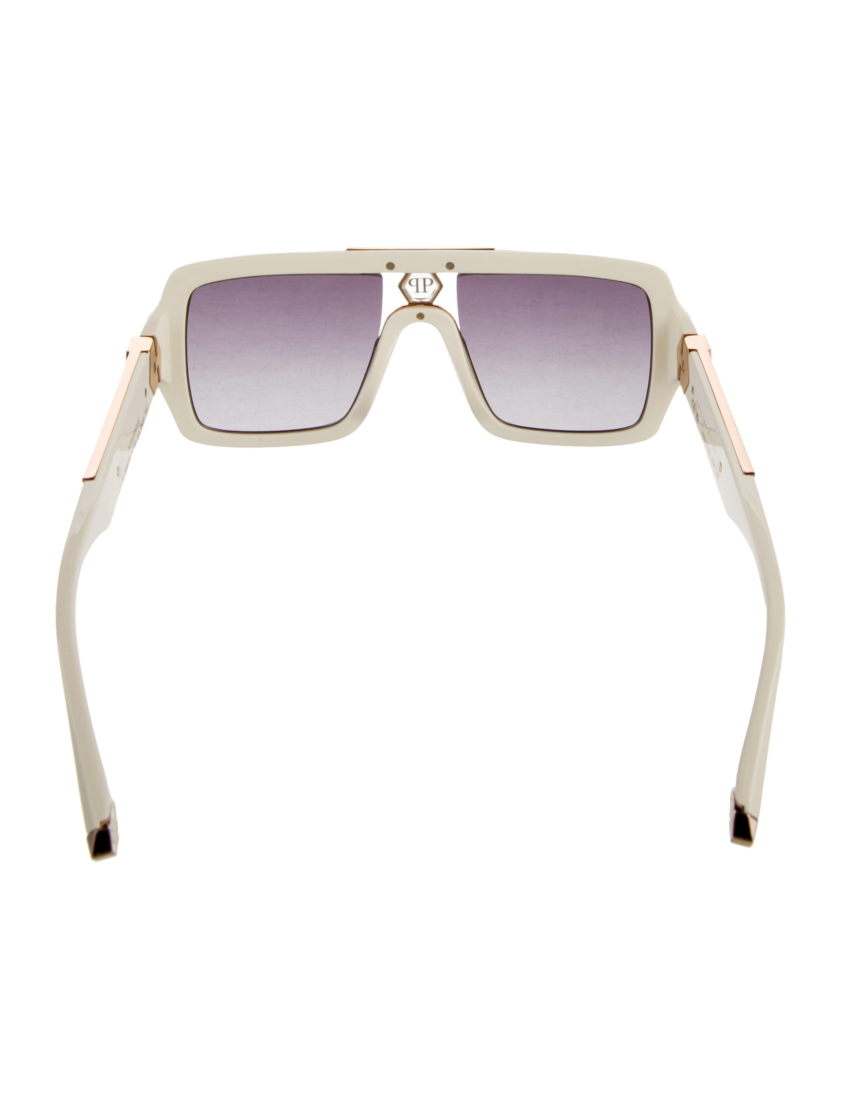 Philipp Plein Shield Tinted Sunglasses w/ Tags