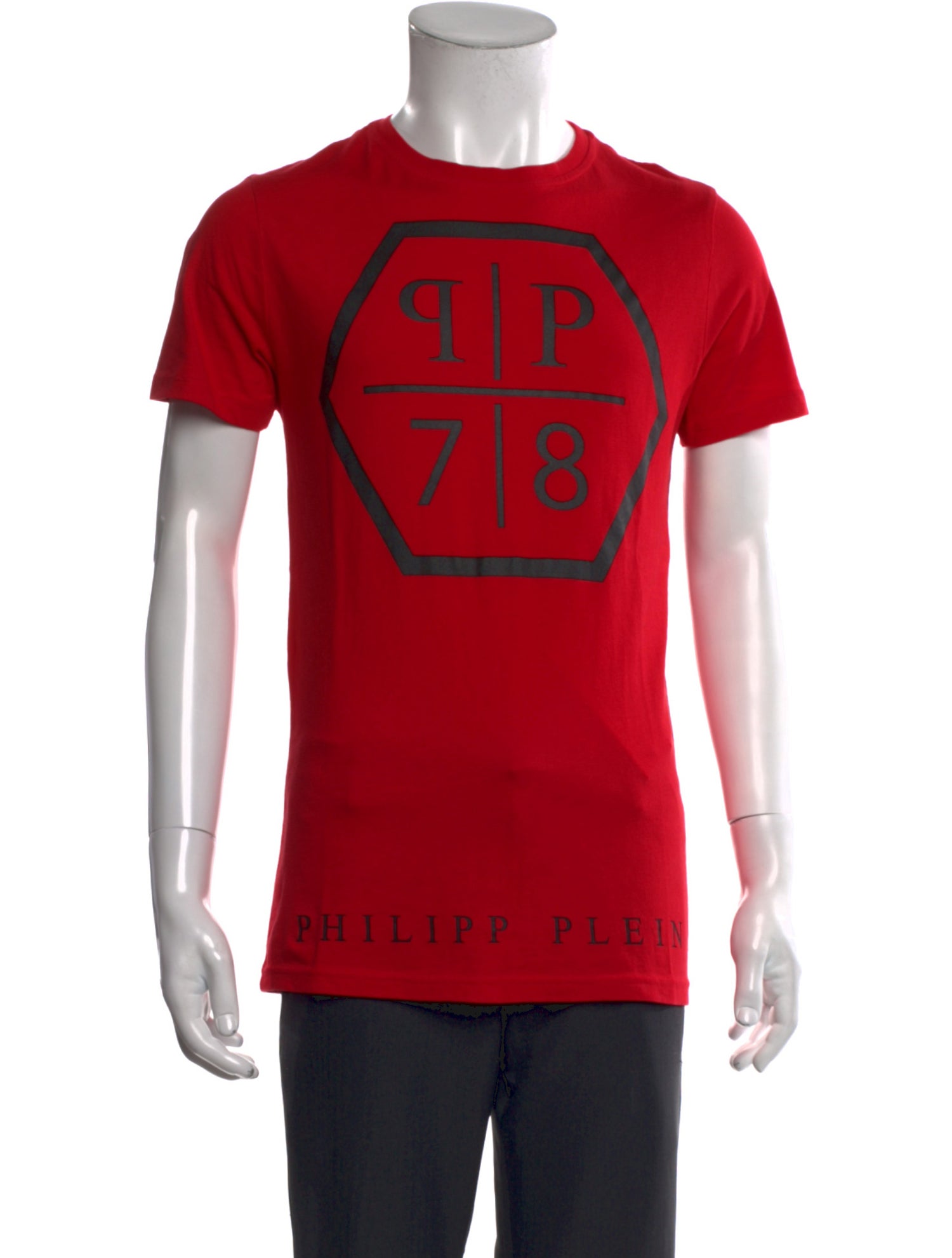 Philipp Plein Graphic Print Crew Neck T-Shirt