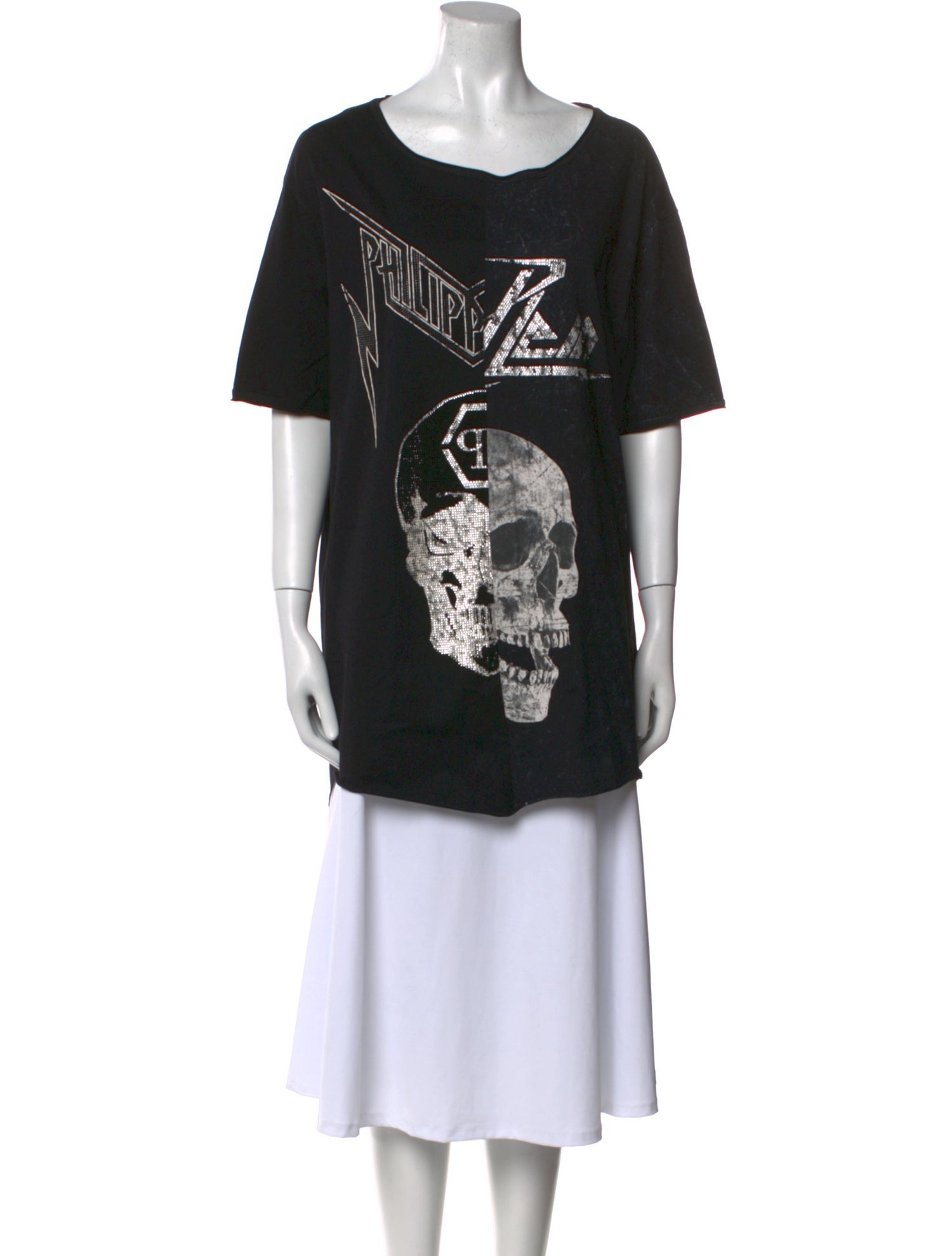 Philipp Plein Graphic Print Mini Dress