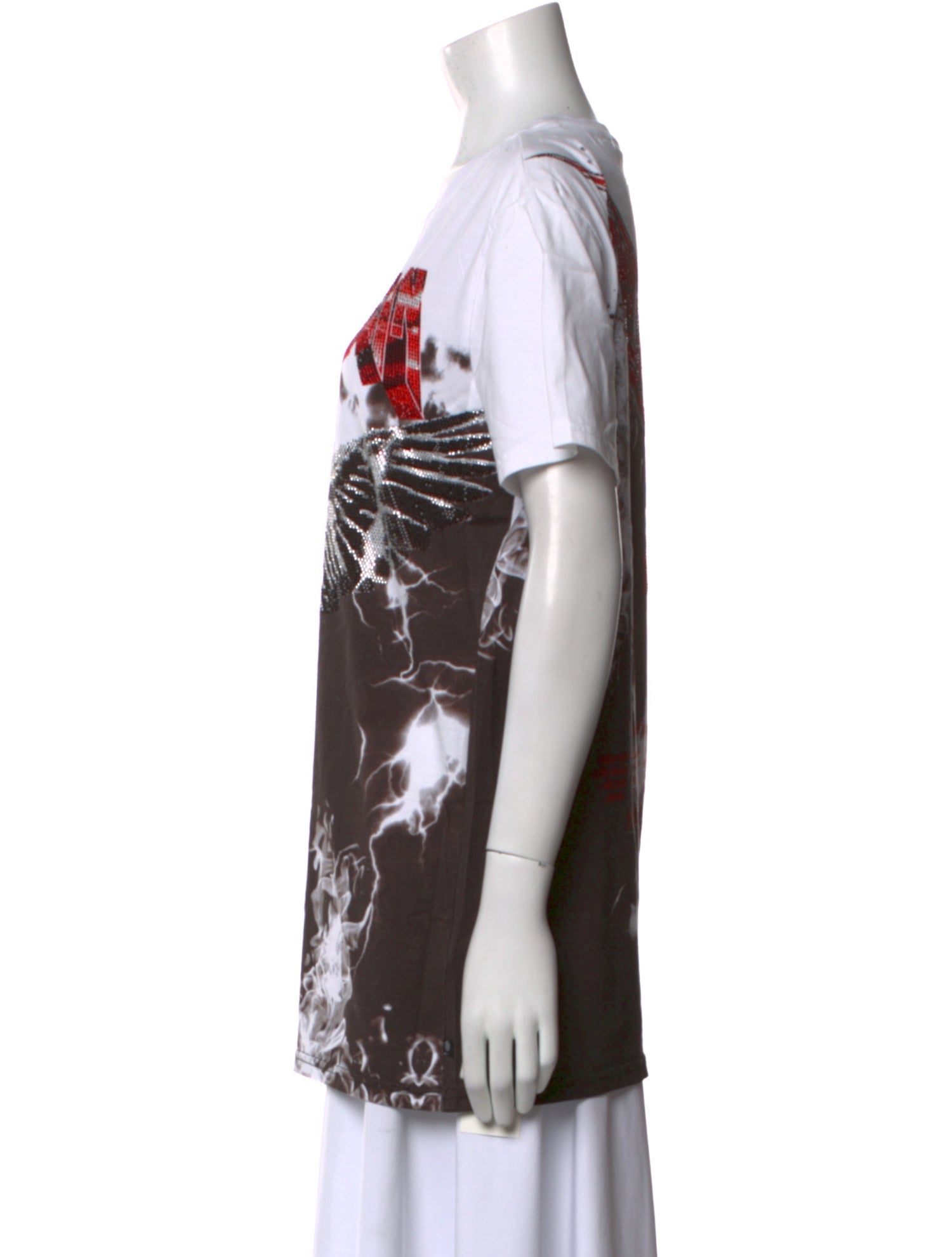 Philipp Plein Graphic Print Crew Neck T-Shirt