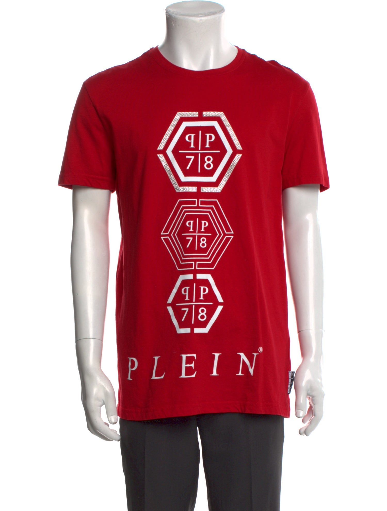 Philipp Plein Graphic Print Crew Neck T-Shirt