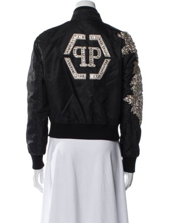 Philipp Plein 2019 Nylon Bomber Jacket