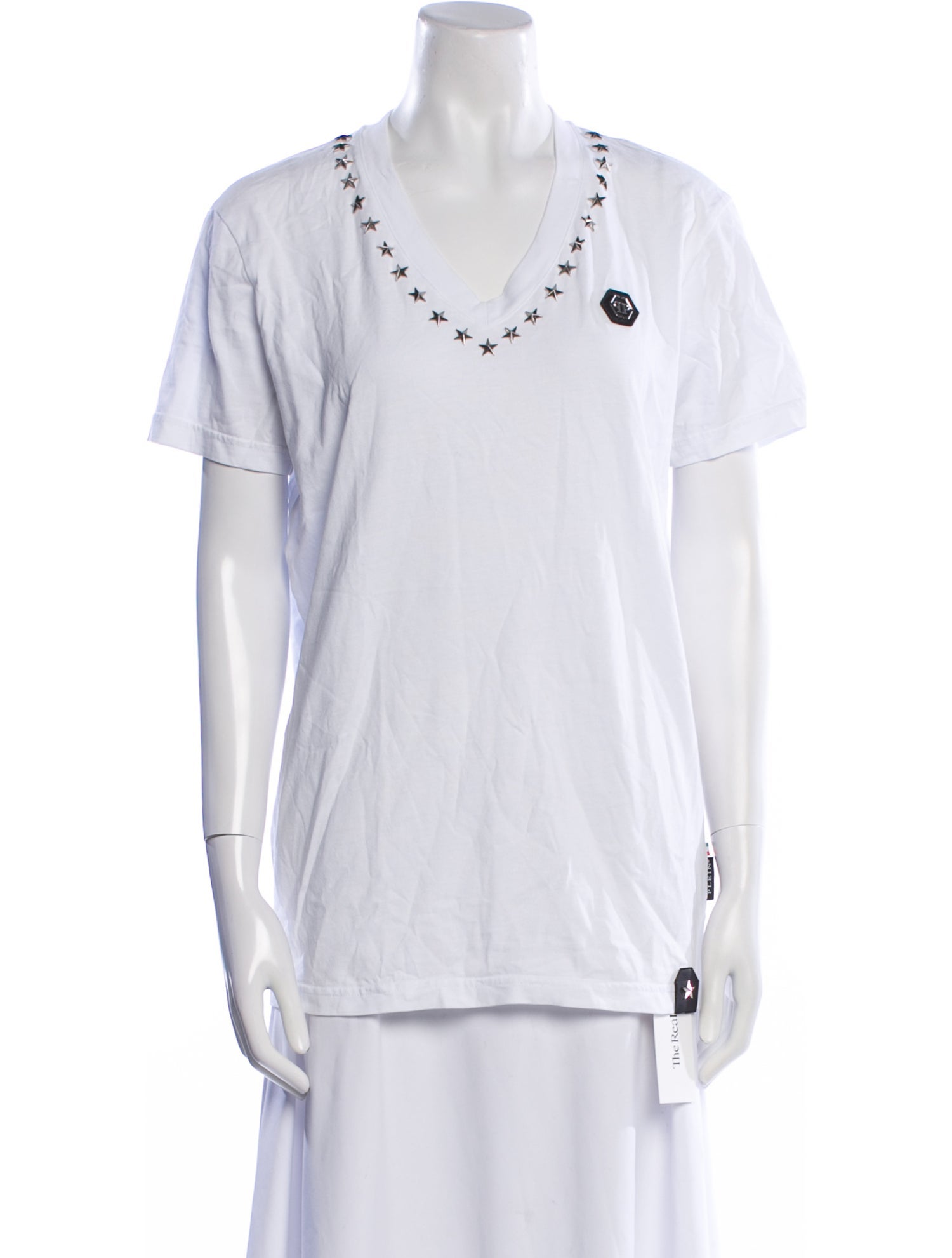 Philipp Plein V-Neck Short Sleeve T-Shirt