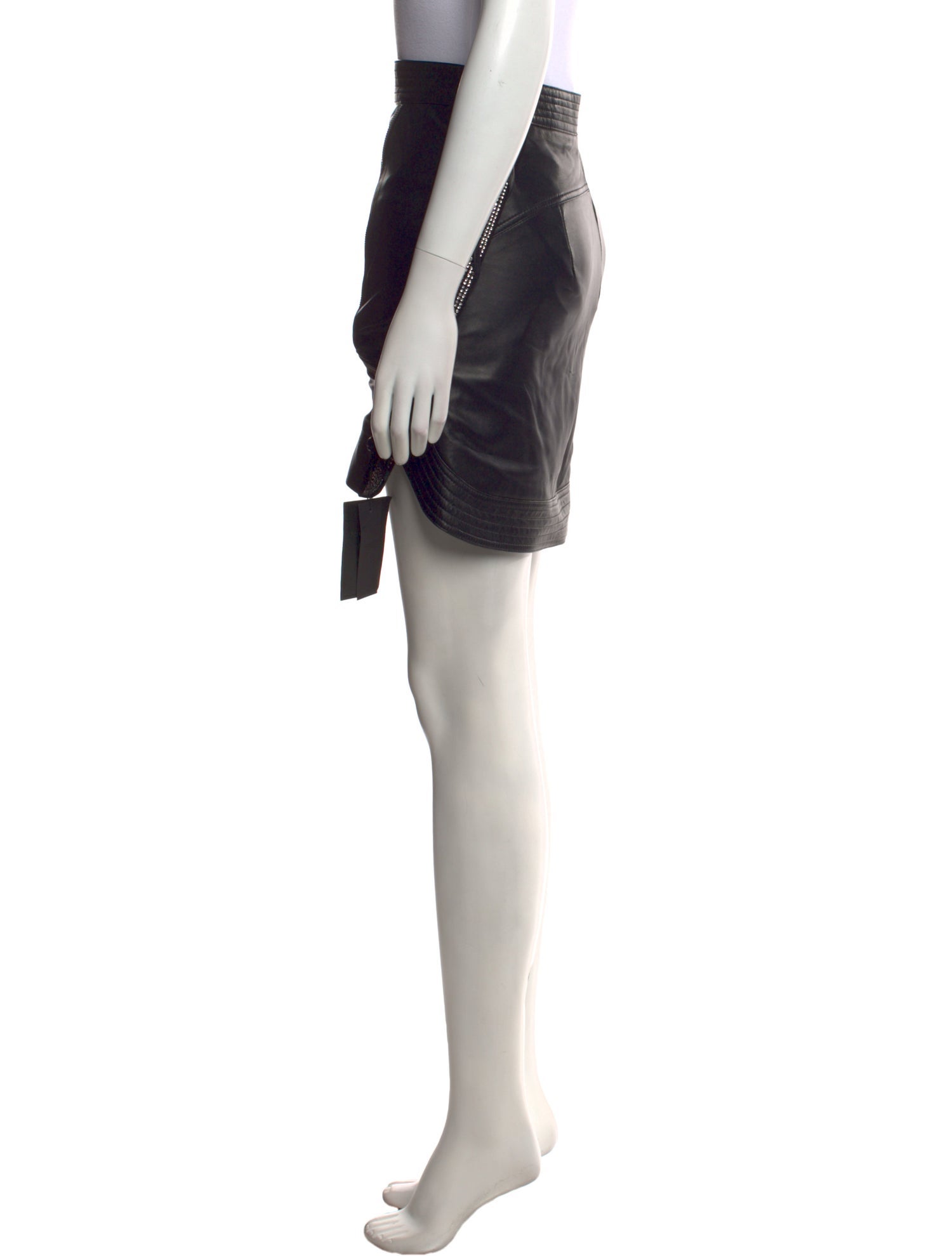 Philipp Plein Crystal Embellishments Mini Skirt