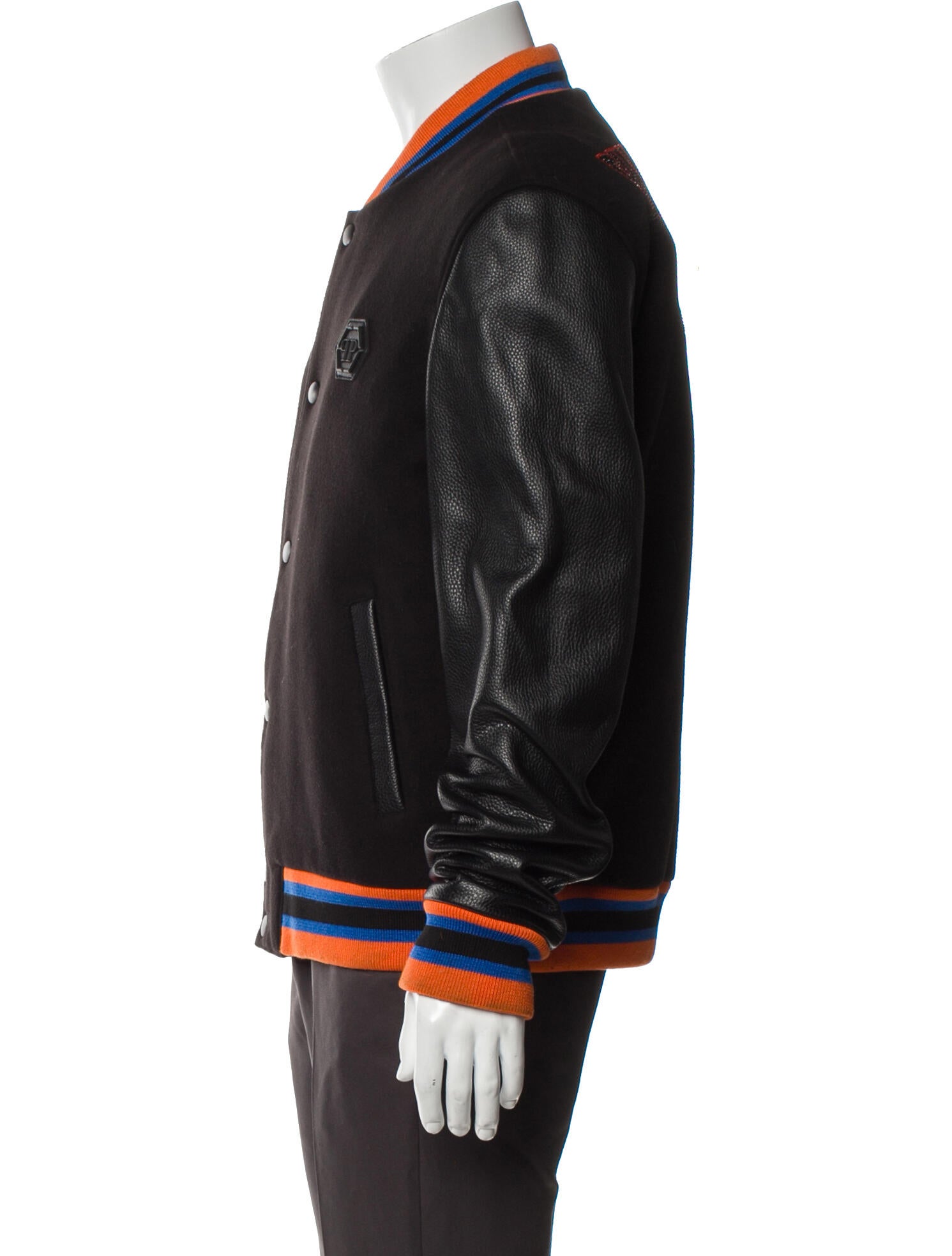 Philipp Plein Striped Varsity Jacket