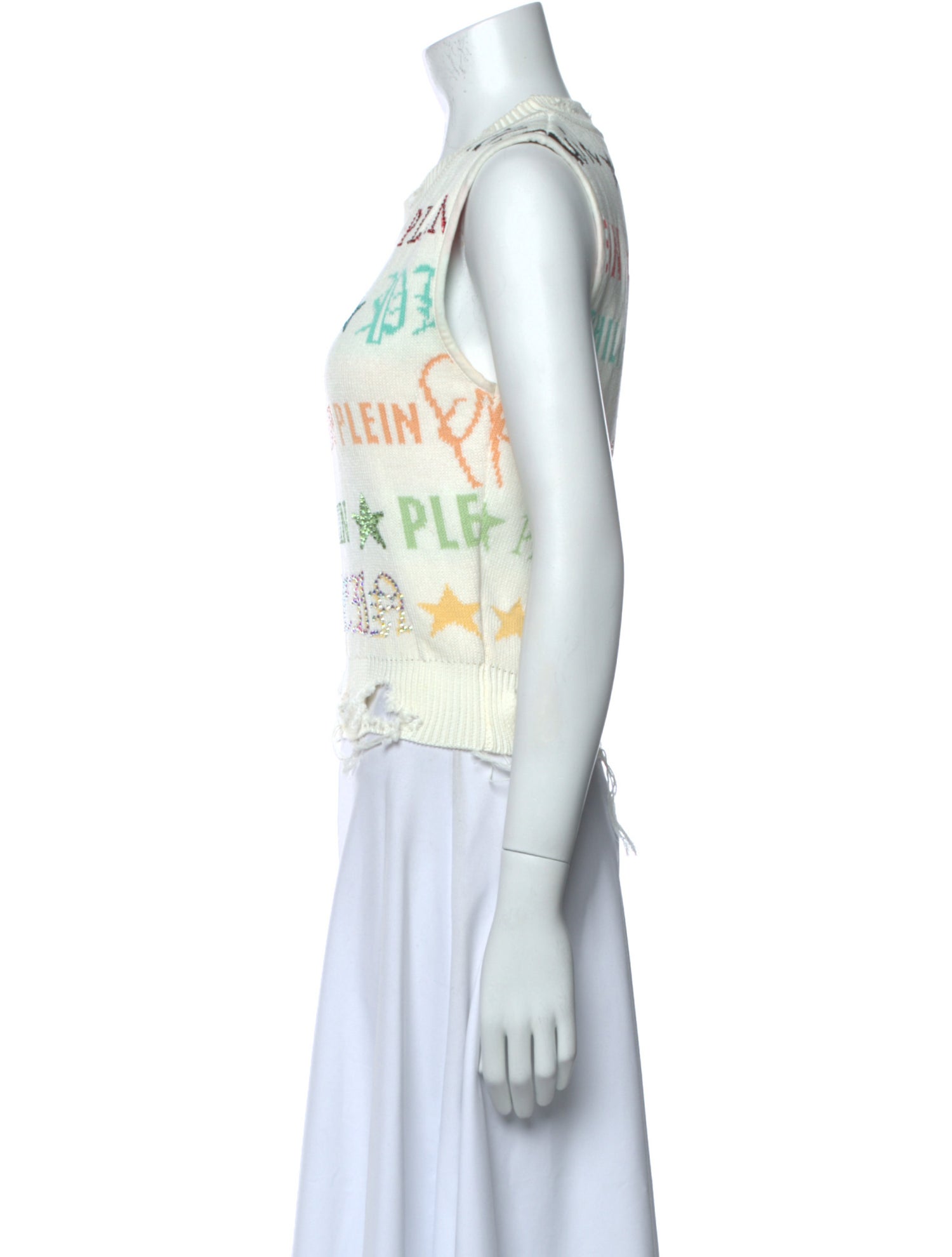 Philipp Plein Printed Crew Neck Sweater