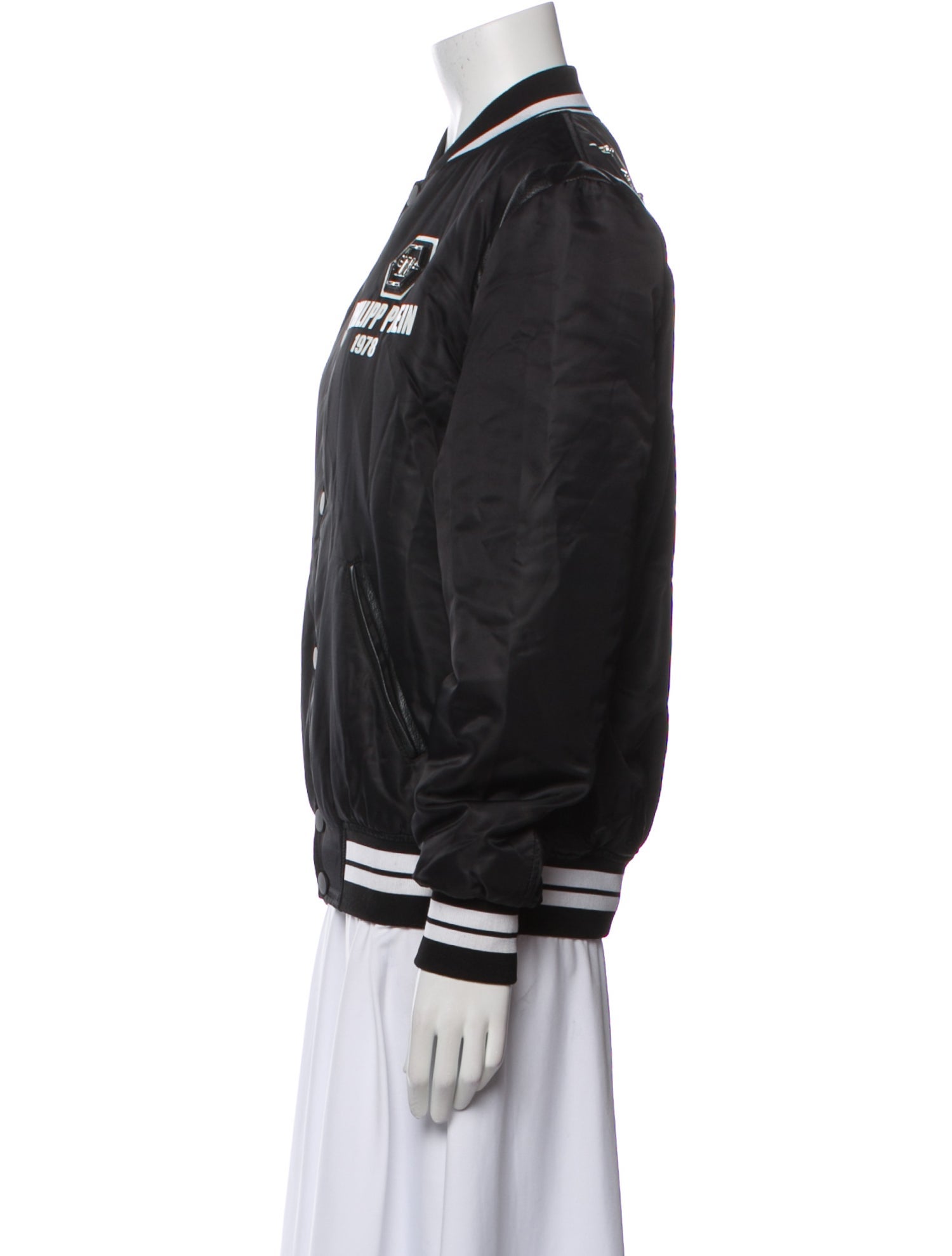 Philipp Plein Graphic Print Bomber Jacket