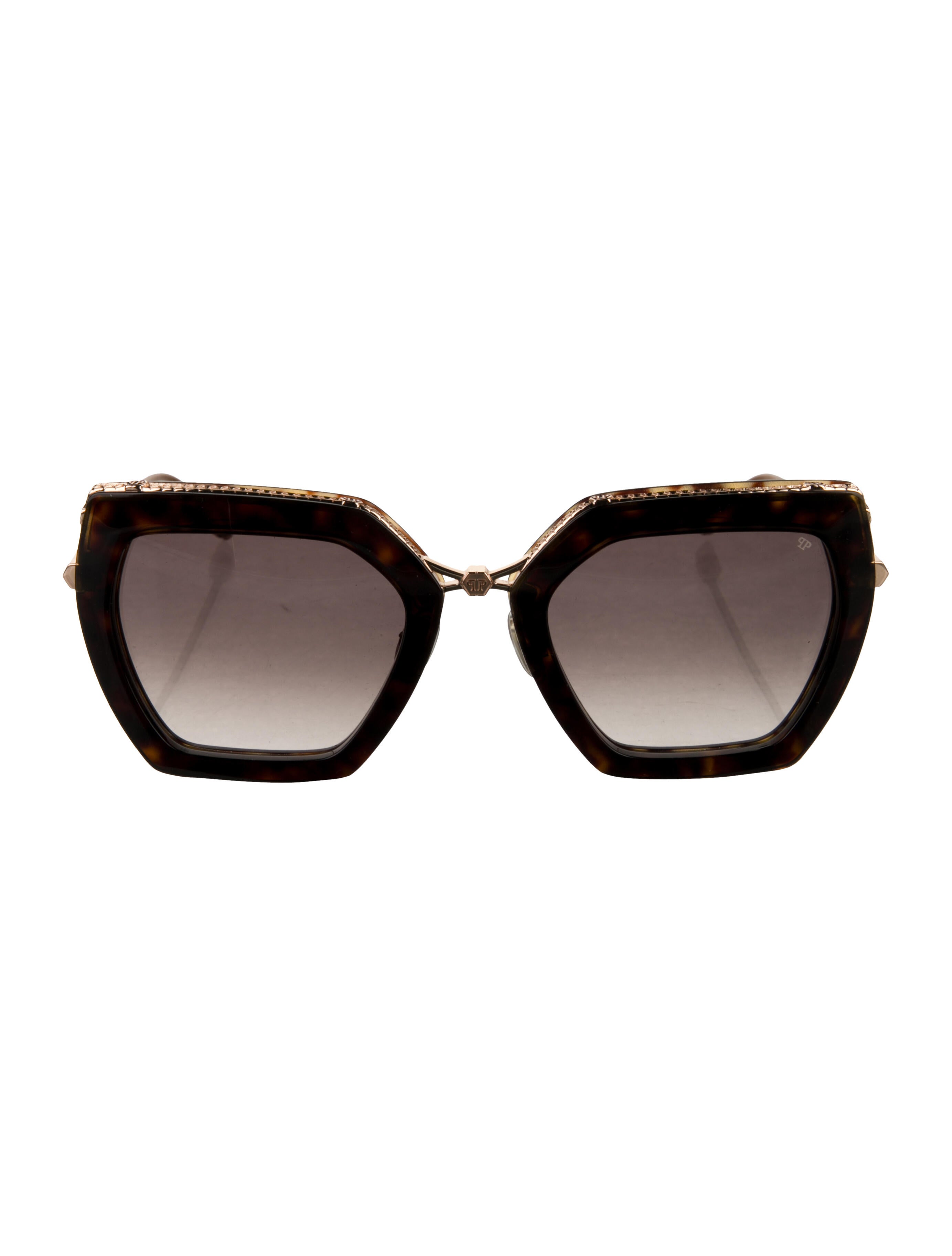 Philipp Plein Oversize Gradient Sunglasses