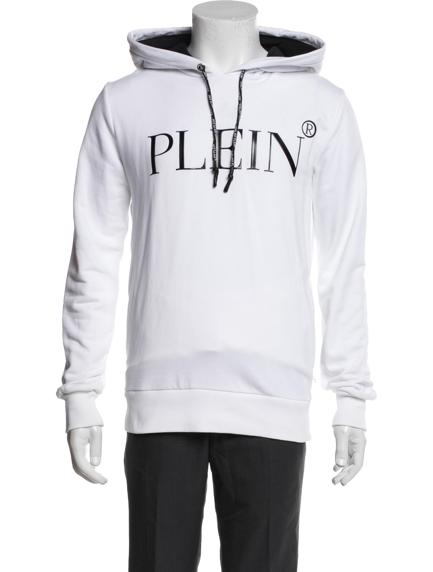 Philipp Plein Graphic Print Crew Neck Hoodie